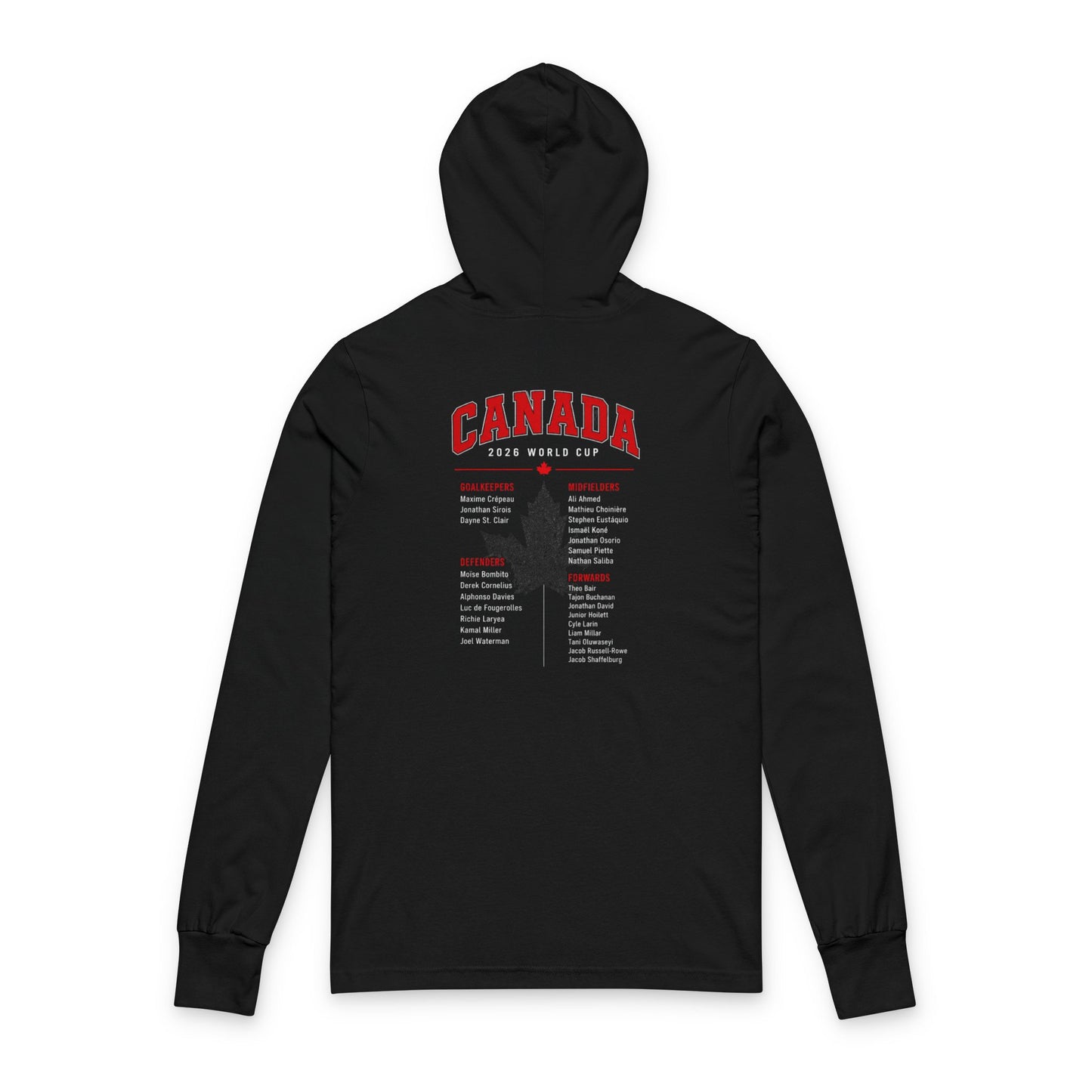 CANADA Hoodie Tee — Lightweight Hooded Long-Sleeve Shirt