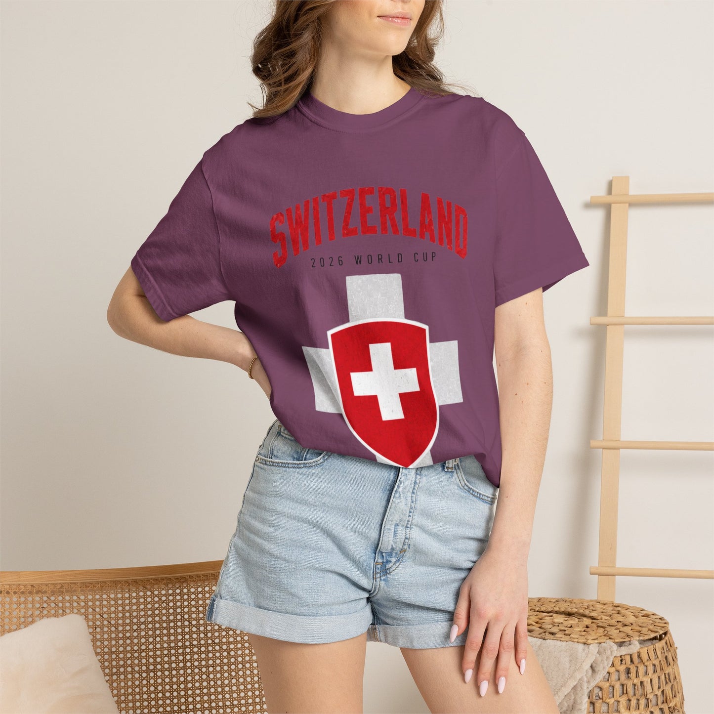 SWITZERLAND Unisex Garment-Dyed T-shirt