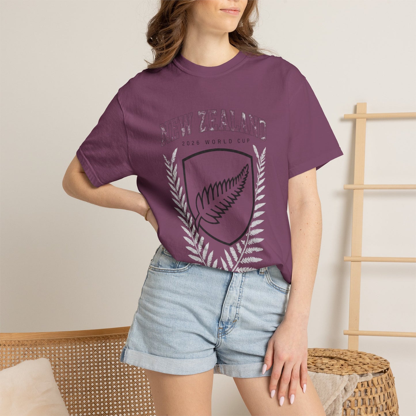 NEW ZEALAND Unisex Garment-Dyed T-shirt