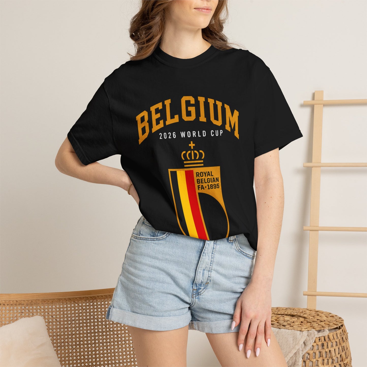Belgium Unisex Garment-Dyed T-shirt
