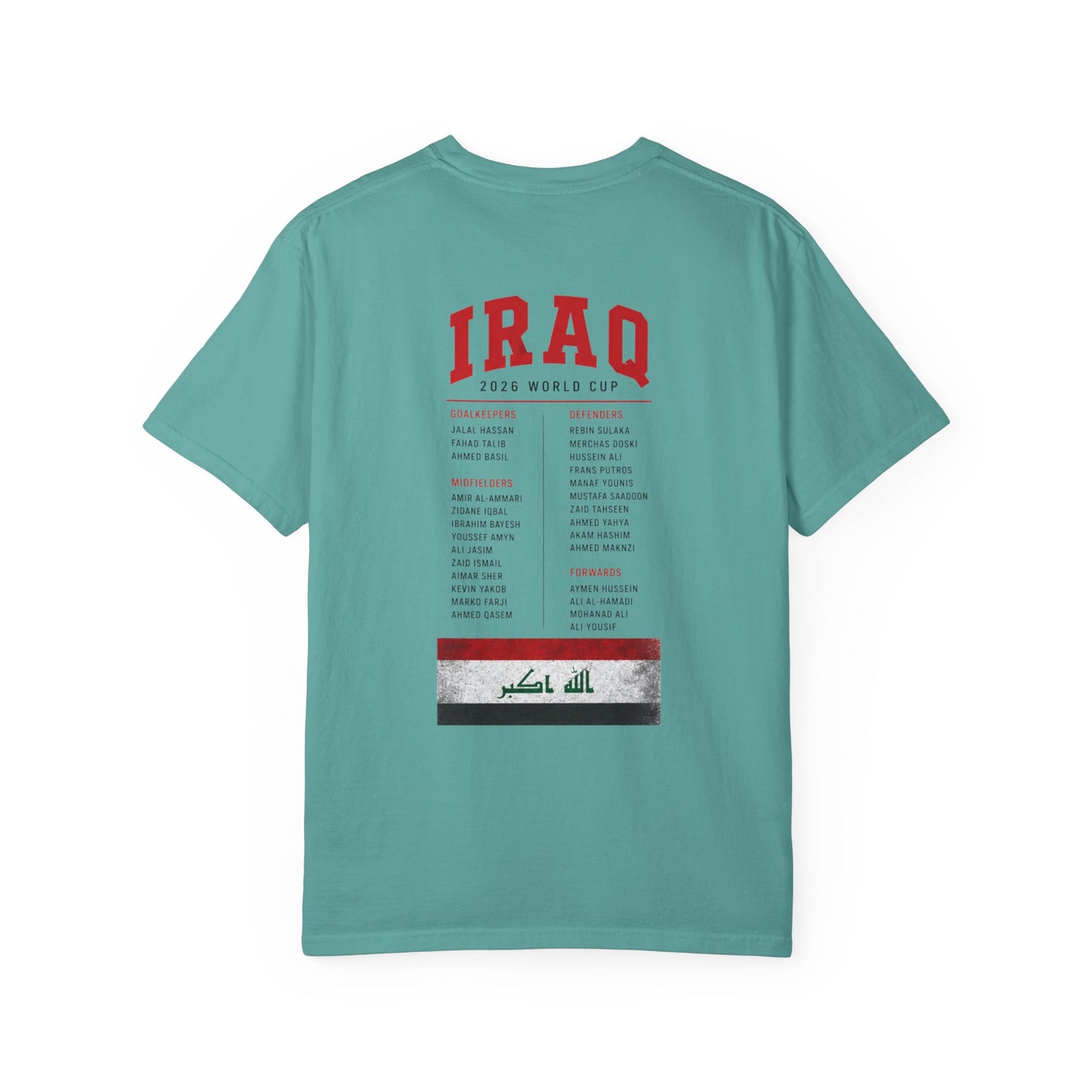 IRAQ Unisex Garment-Dyed T-shirt