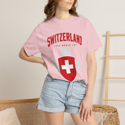 SWITZERLAND Unisex Garment-Dyed T-shirt