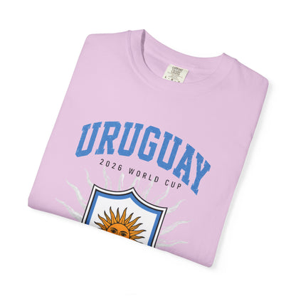 Uruguay Unisex Garment-Dyed T-shirt