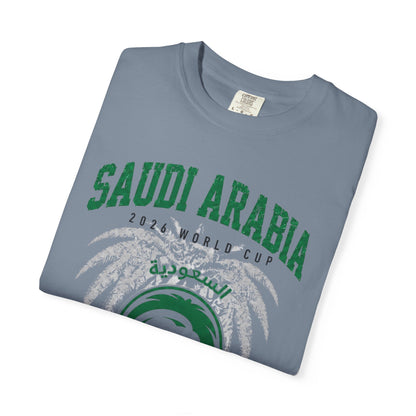 SAUDI ARABIA Unisex Garment-Dyed T-shirt