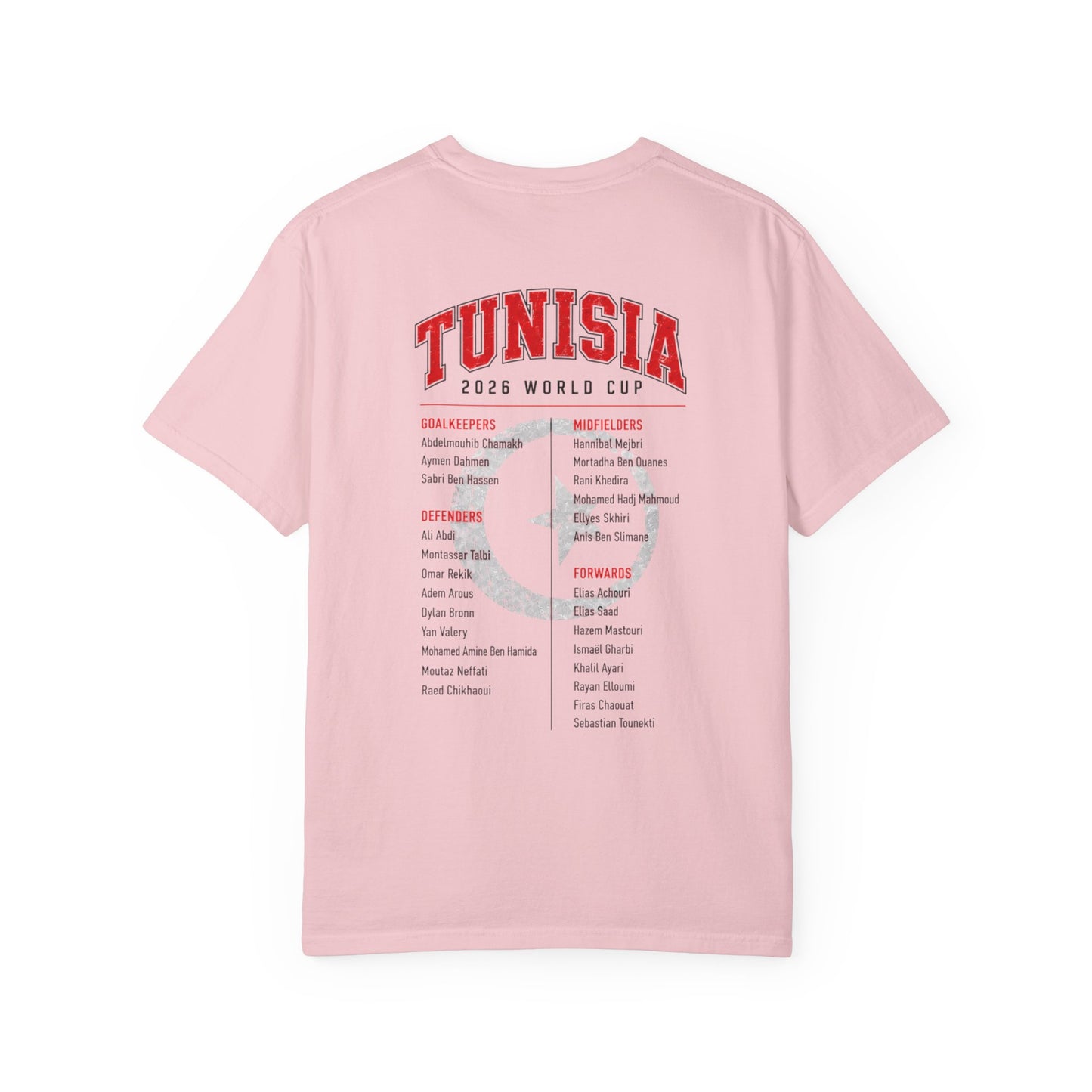TUNISIA Unisex Garment-Dyed T-shirt