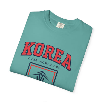 KOREA Unisex Garment-Dyed T-shirt