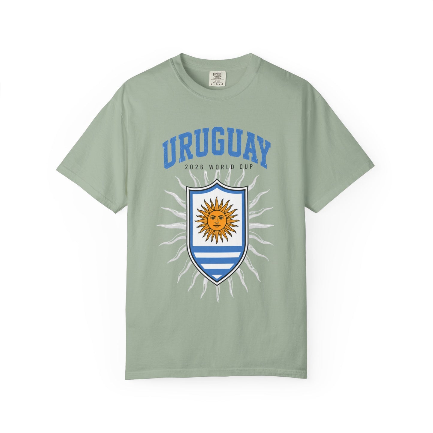 Uruguay Unisex Garment-Dyed T-shirt