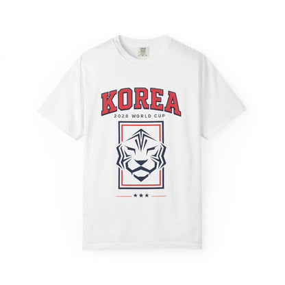 KOREA Unisex Garment-Dyed T-shirt