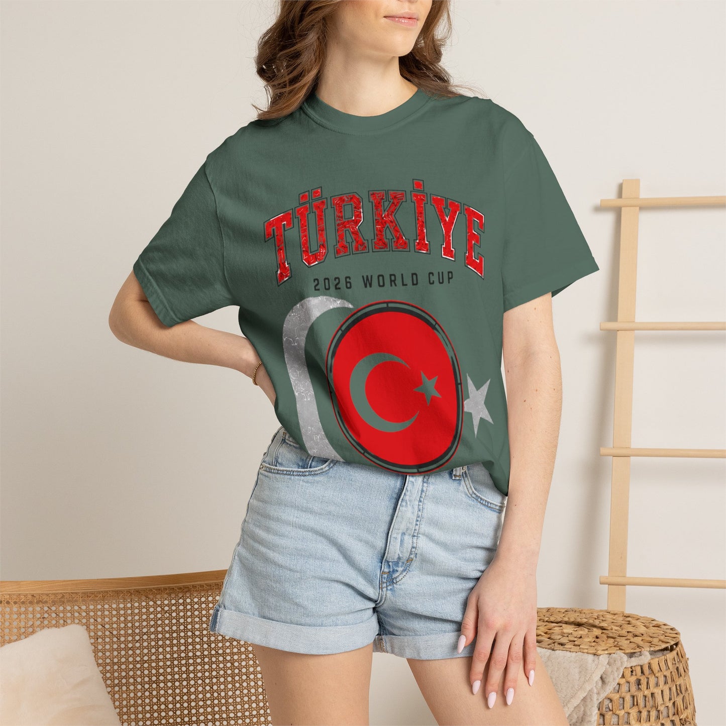 Turkey Unisex Garment-Dyed T-shirt