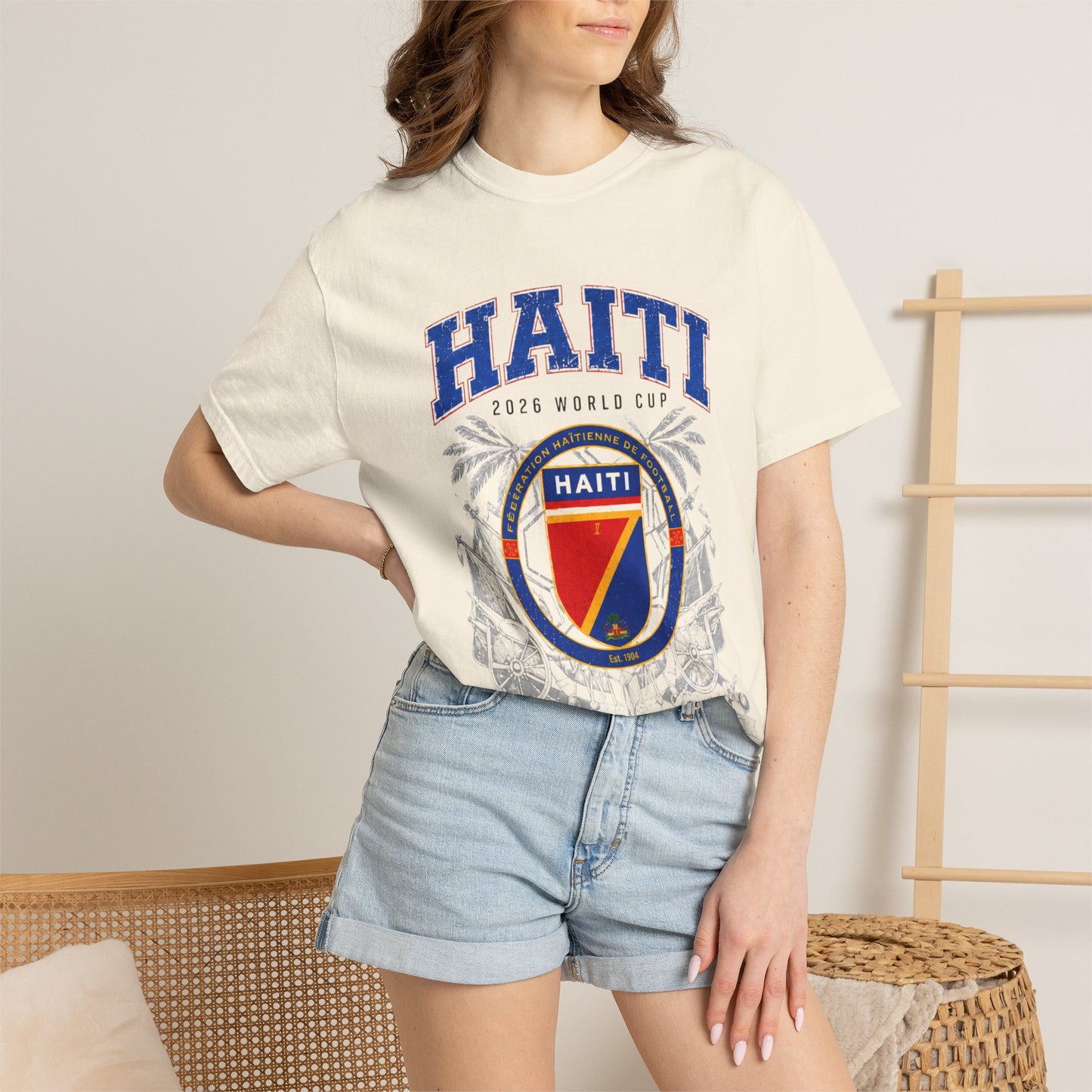 HAITI Unisex Garment-Dyed T-shirt
