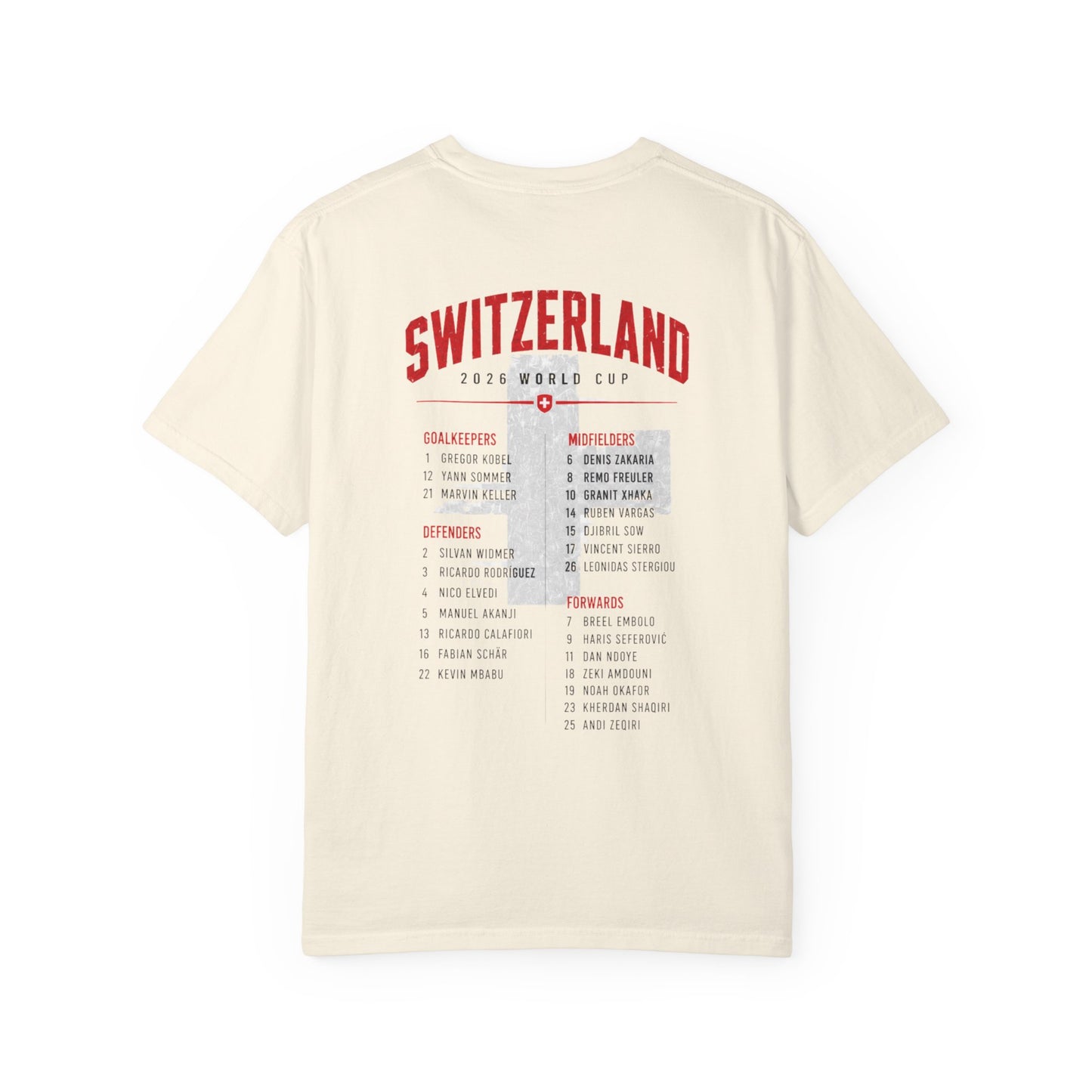 SWITZERLAND Unisex Garment-Dyed T-shirt