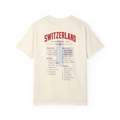SWITZERLAND Unisex Garment-Dyed T-shirt