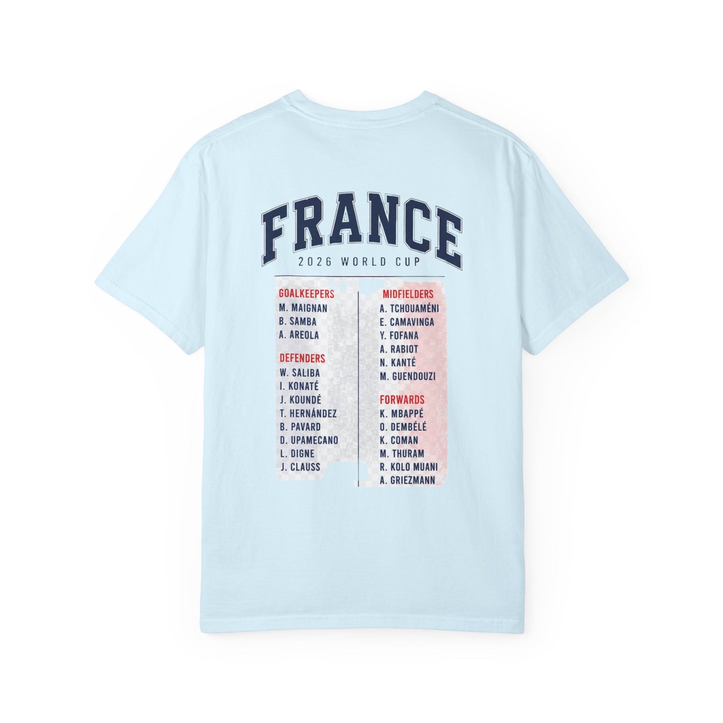 France Unisex Garment-Dyed T-shirt