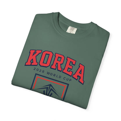 KOREA Unisex Garment-Dyed T-shirt