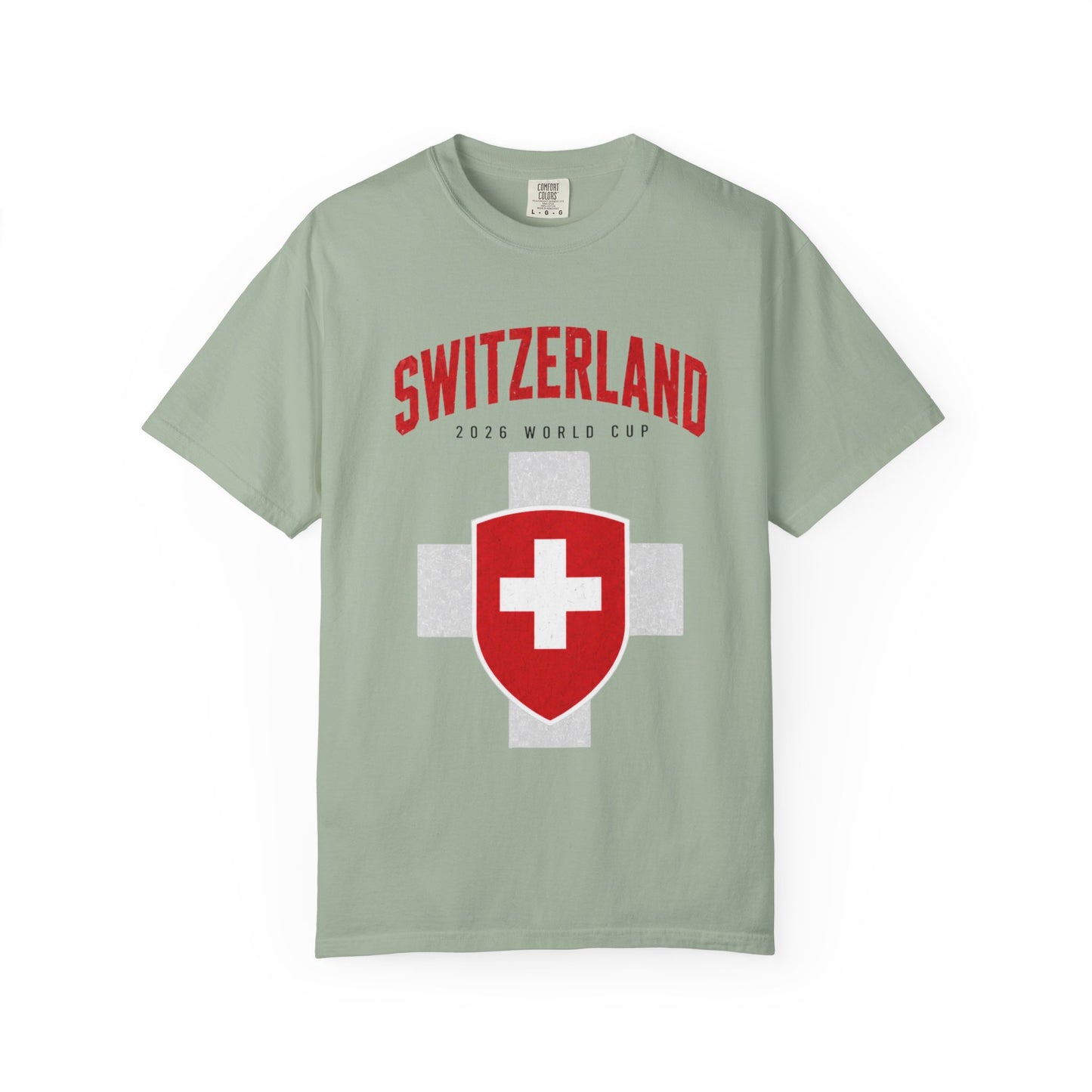 SWITZERLAND Unisex Garment-Dyed T-shirt