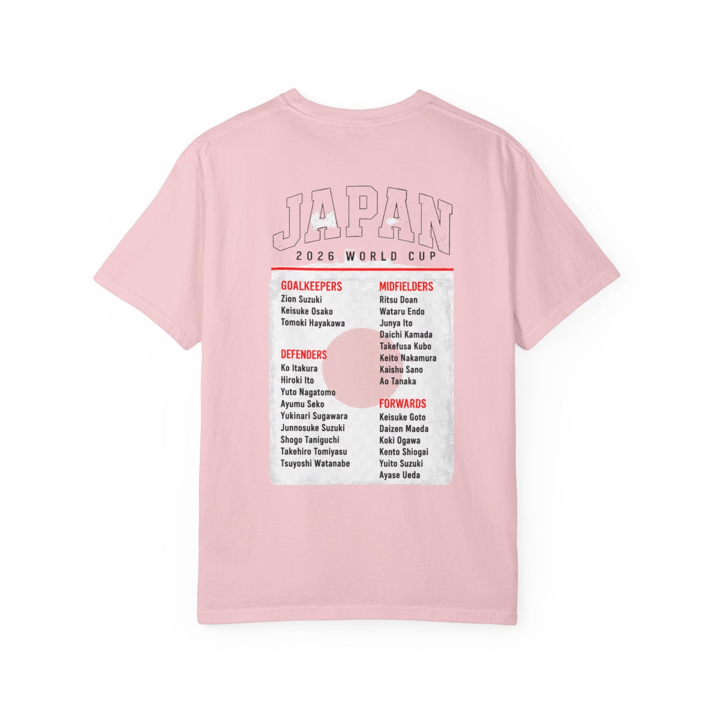 FIFA JAPAN Unisex Garment-Dyed T-shirt