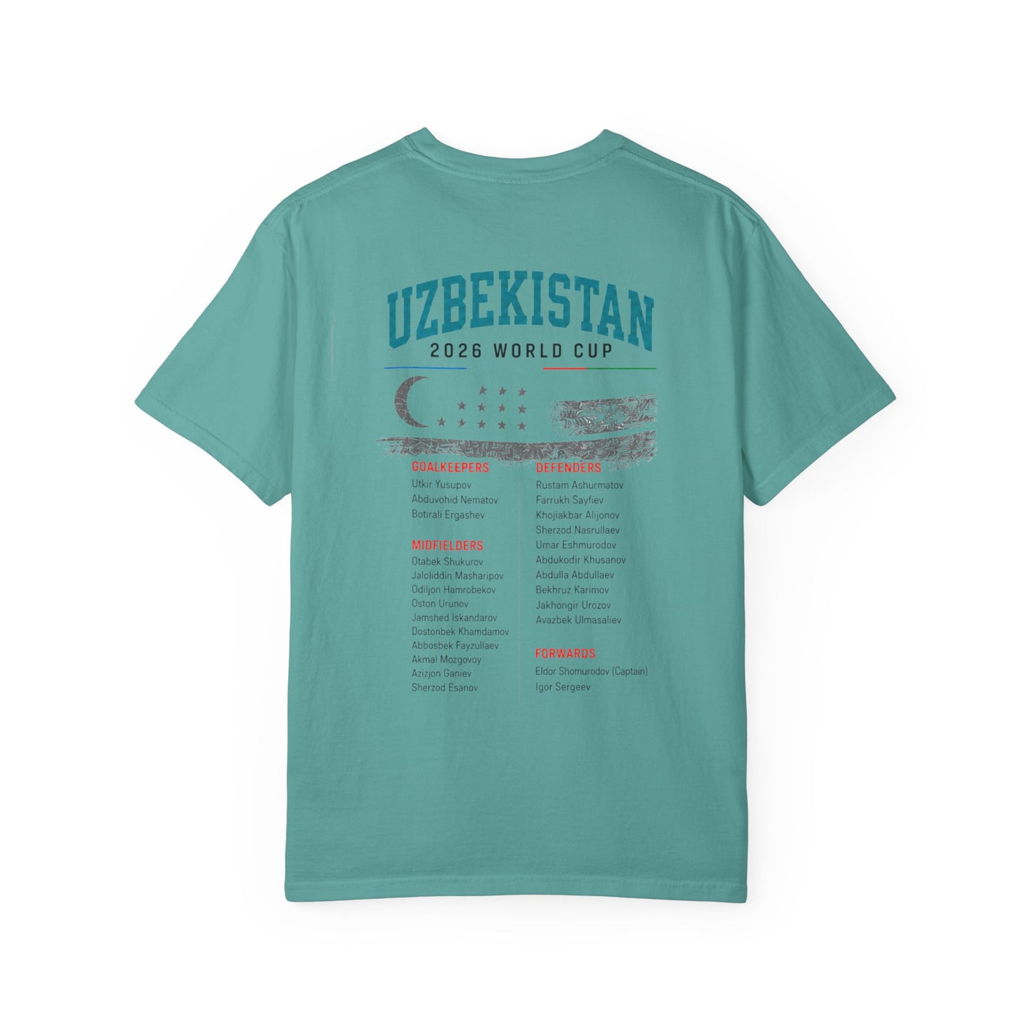 UZBEKISTAN Unisex Garment-Dyed T-shirt