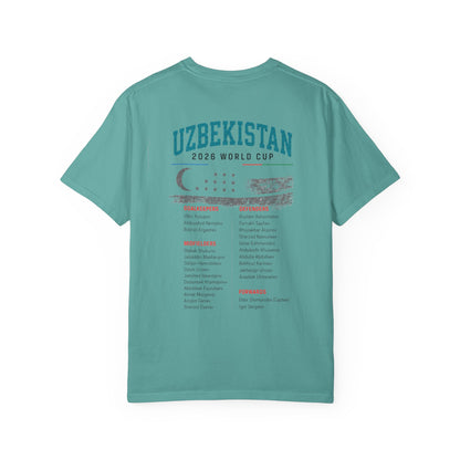 UZBEKISTAN Unisex Garment-Dyed T-shirt