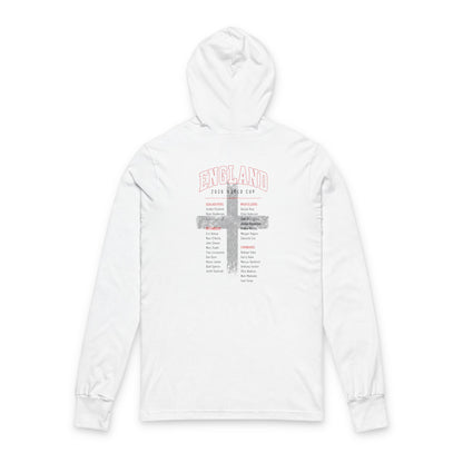 ENGLAND Hoodie Tee — Lightweight Hooded Long-Sleeve Shirt