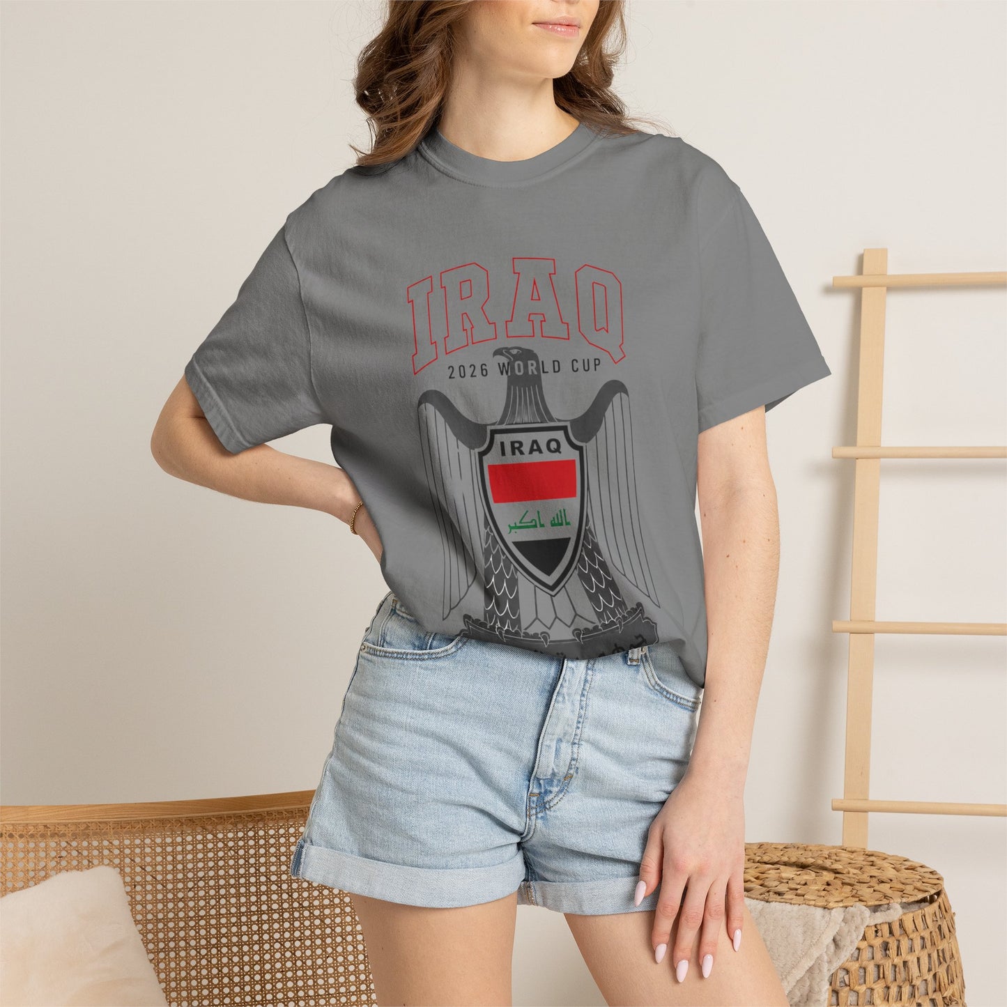 IRAQ Unisex Garment-Dyed T-shirt
