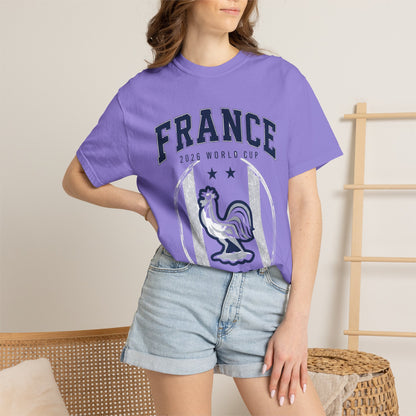 France Unisex Garment-Dyed T-shirt