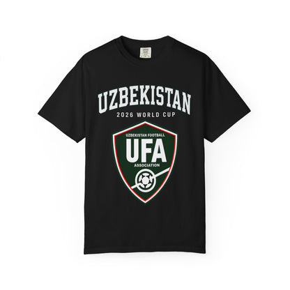 UZBEKISTAN Unisex Garment-Dyed T-shirt