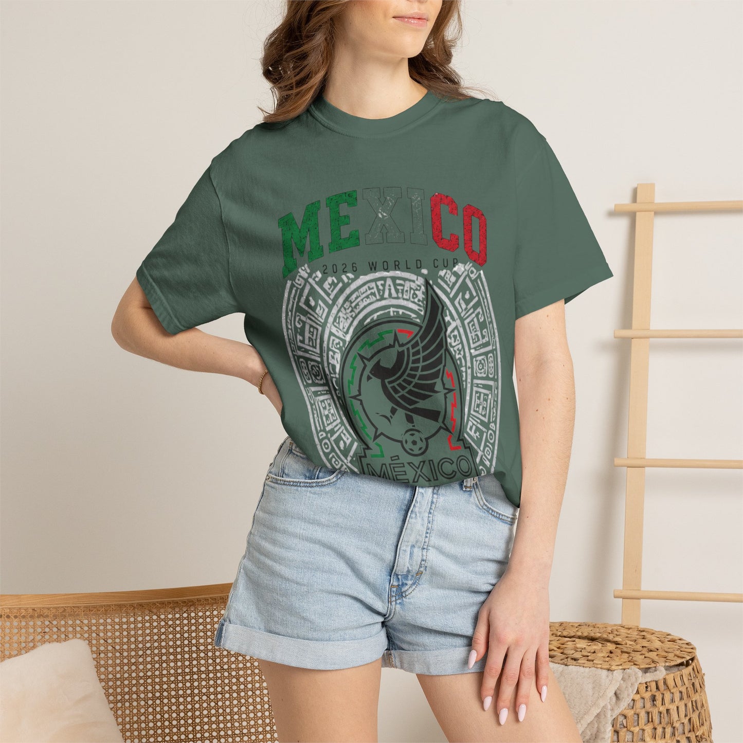 MEXICO Unisex Garment-Dyed T-shirt