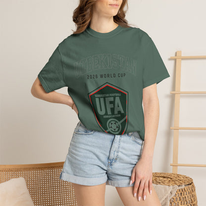 UZBEKISTAN Unisex Garment-Dyed T-shirt