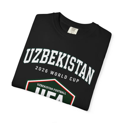 UZBEKISTAN Unisex Garment-Dyed T-shirt