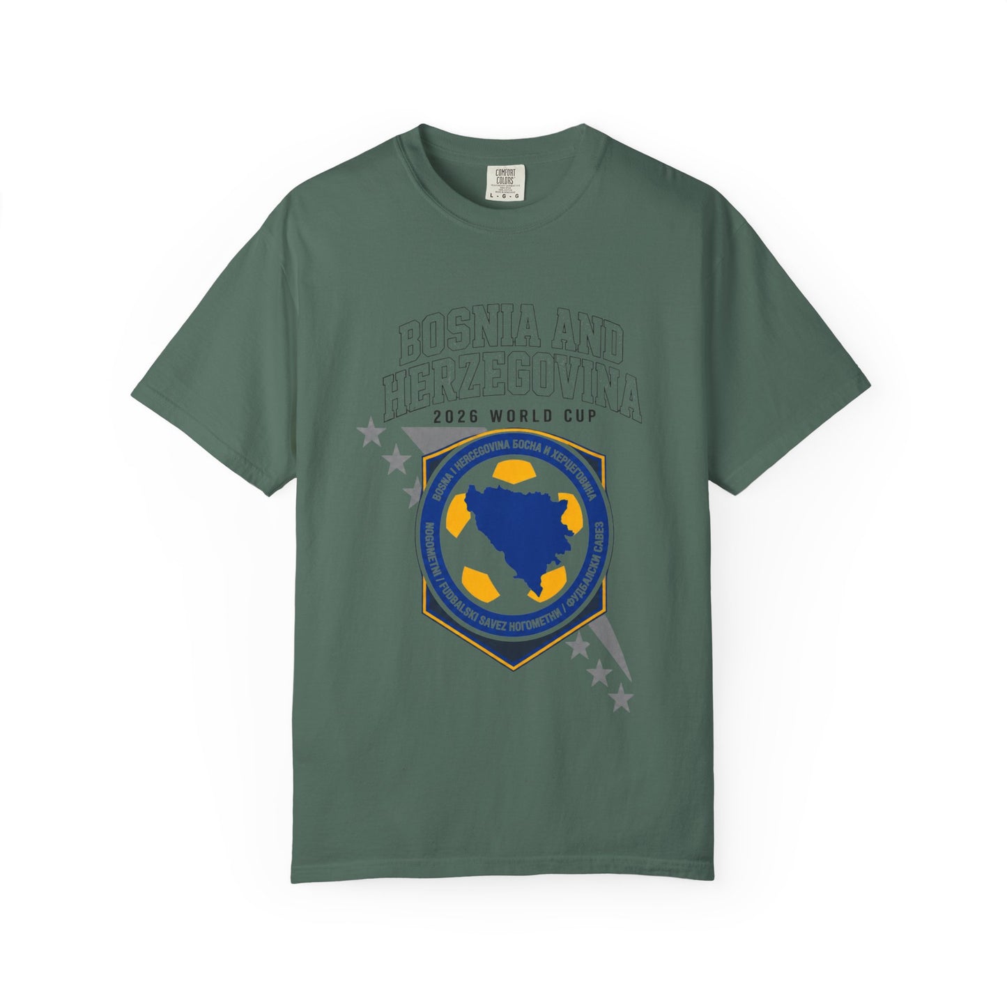BOSNIA AND HERZEGOVINA Unisex Garment-Dyed T-shirt