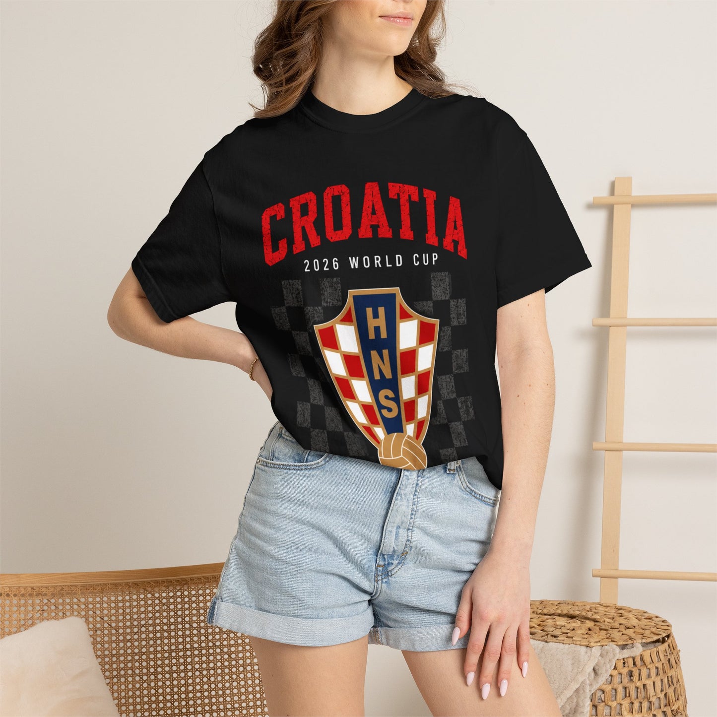 CROATIA Unisex Garment-Dyed T-shirt