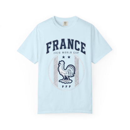 France Unisex Garment-Dyed T-shirt