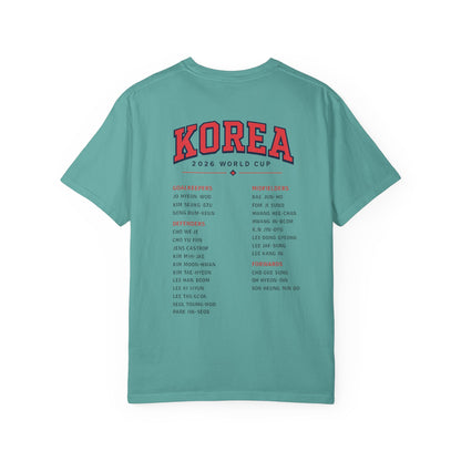 KOREA Unisex Garment-Dyed T-shirt