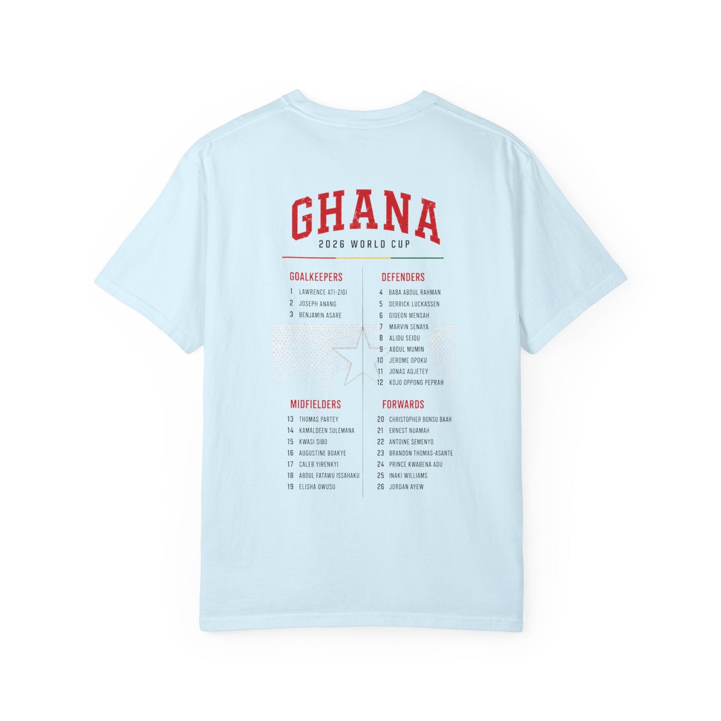 GHANA Unisex Garment-Dyed T-shirt