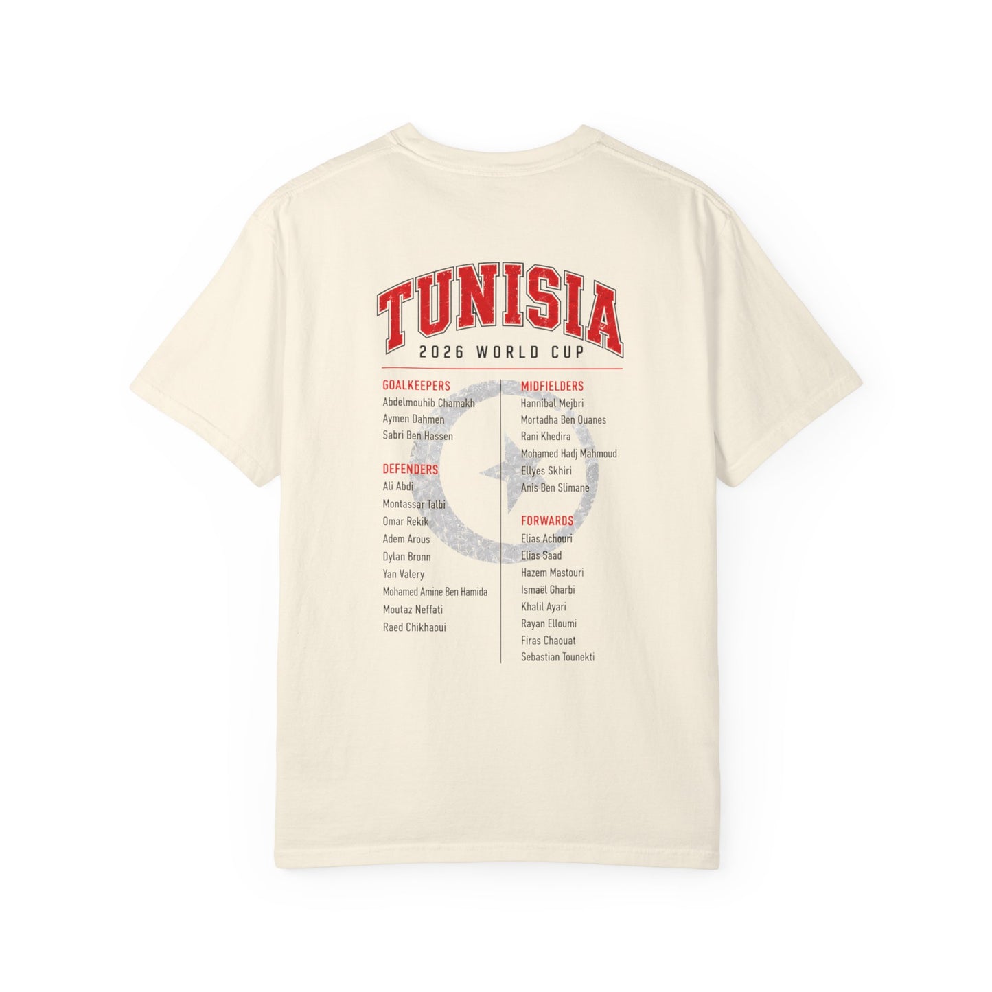 TUNISIA Unisex Garment-Dyed T-shirt