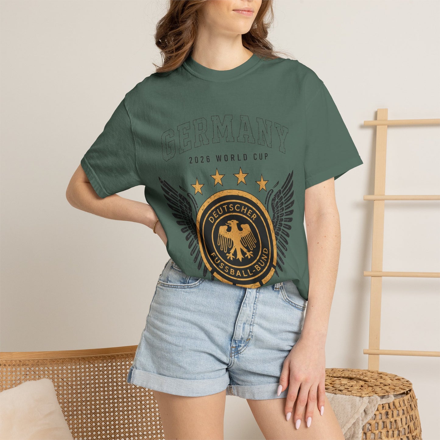 Germany Unisex Garment-Dyed T-shirt