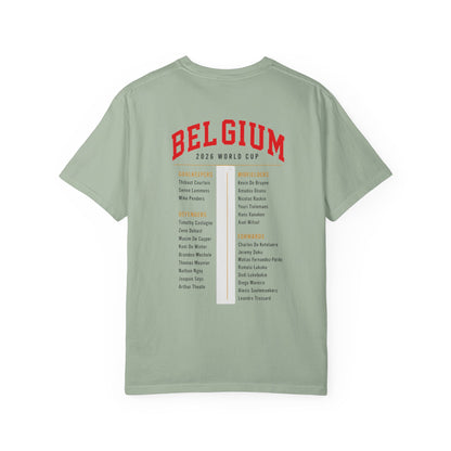 Belgium Unisex Garment-Dyed T-shirt