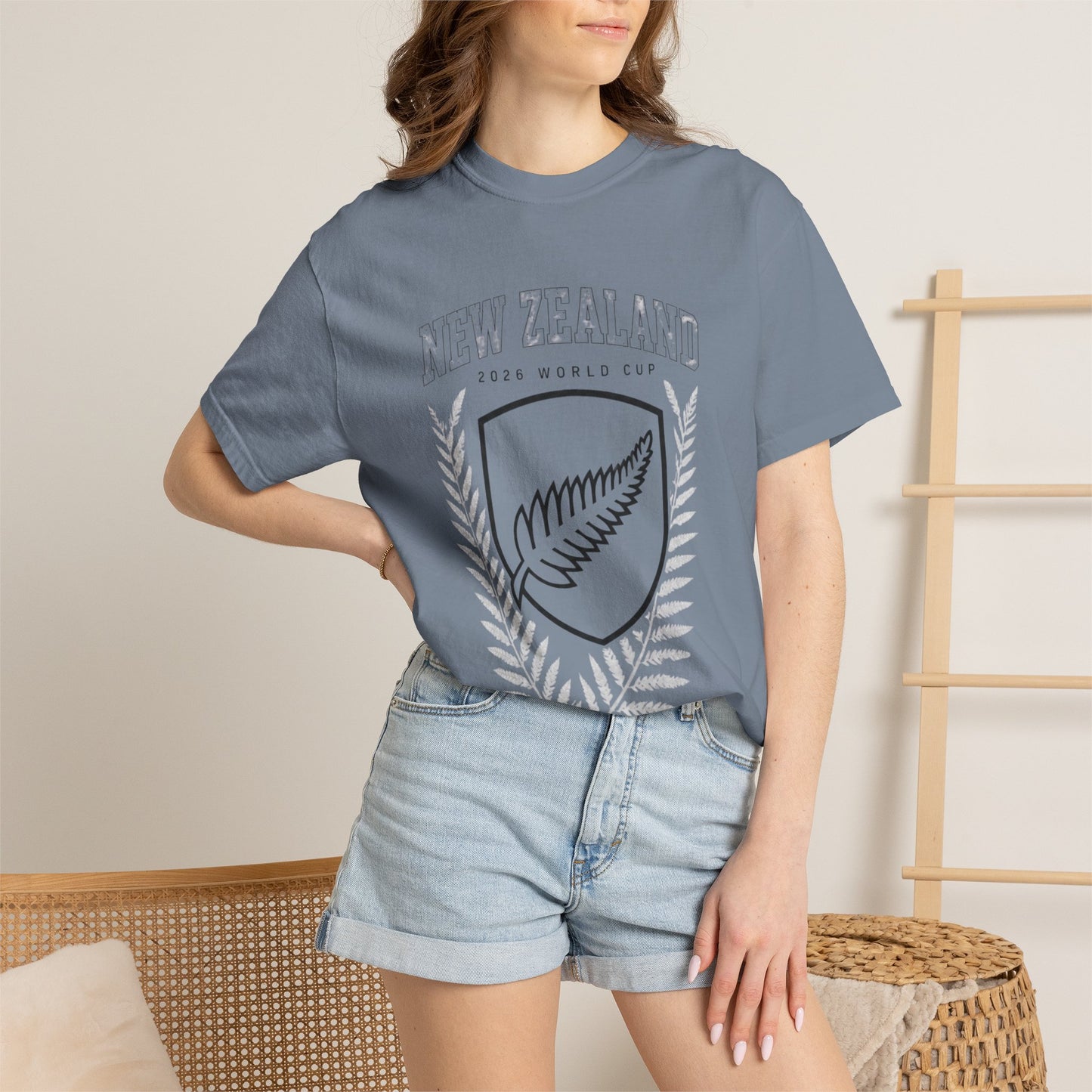 NEW ZEALAND Unisex Garment-Dyed T-shirt
