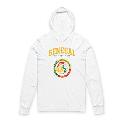 SENEGAL Hoodie Tee — Lightweight Hooded Long-Sleeve Shirt
