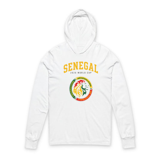 SENEGAL Hoodie Tee — Lightweight Hooded Long-Sleeve Shirt