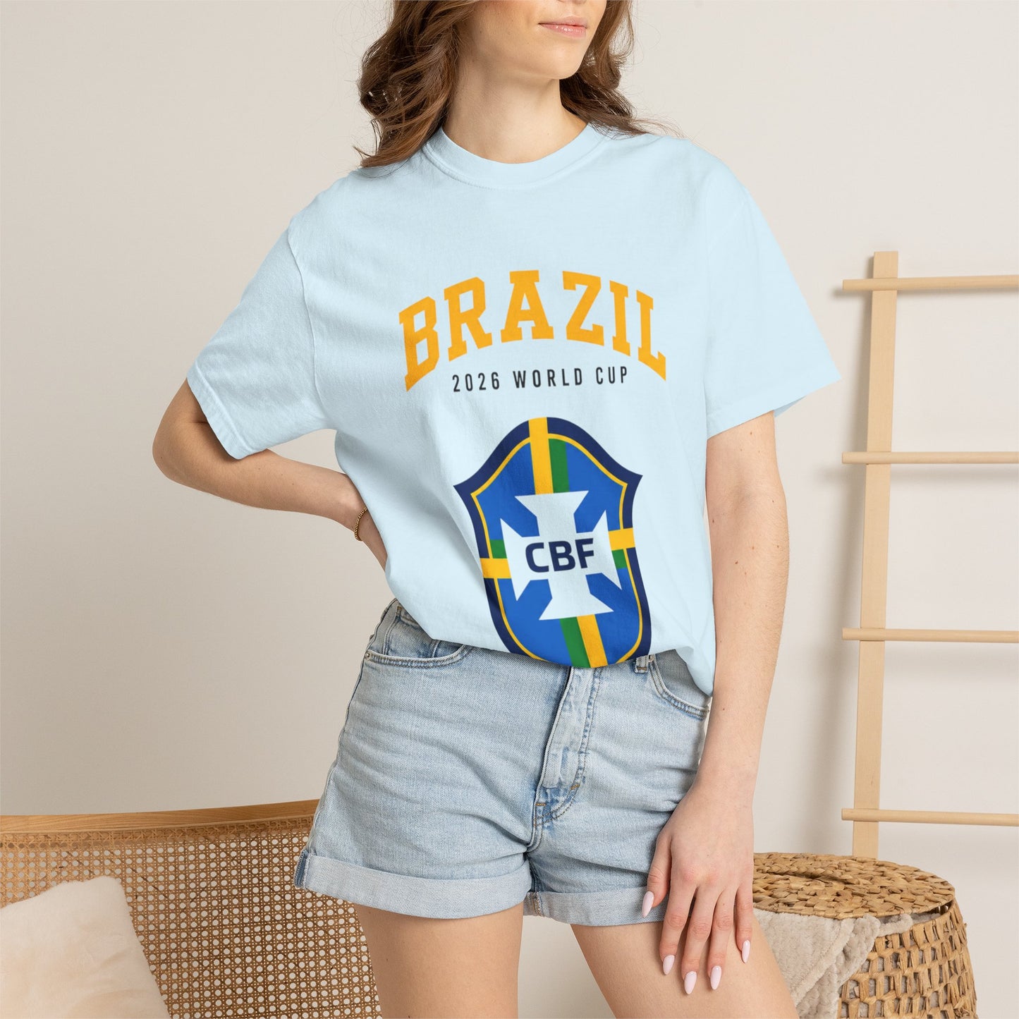 BRAZIL Unisex Garment-Dyed T-shirt