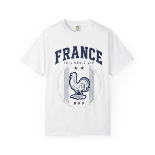 France Unisex Garment-Dyed T-shirt