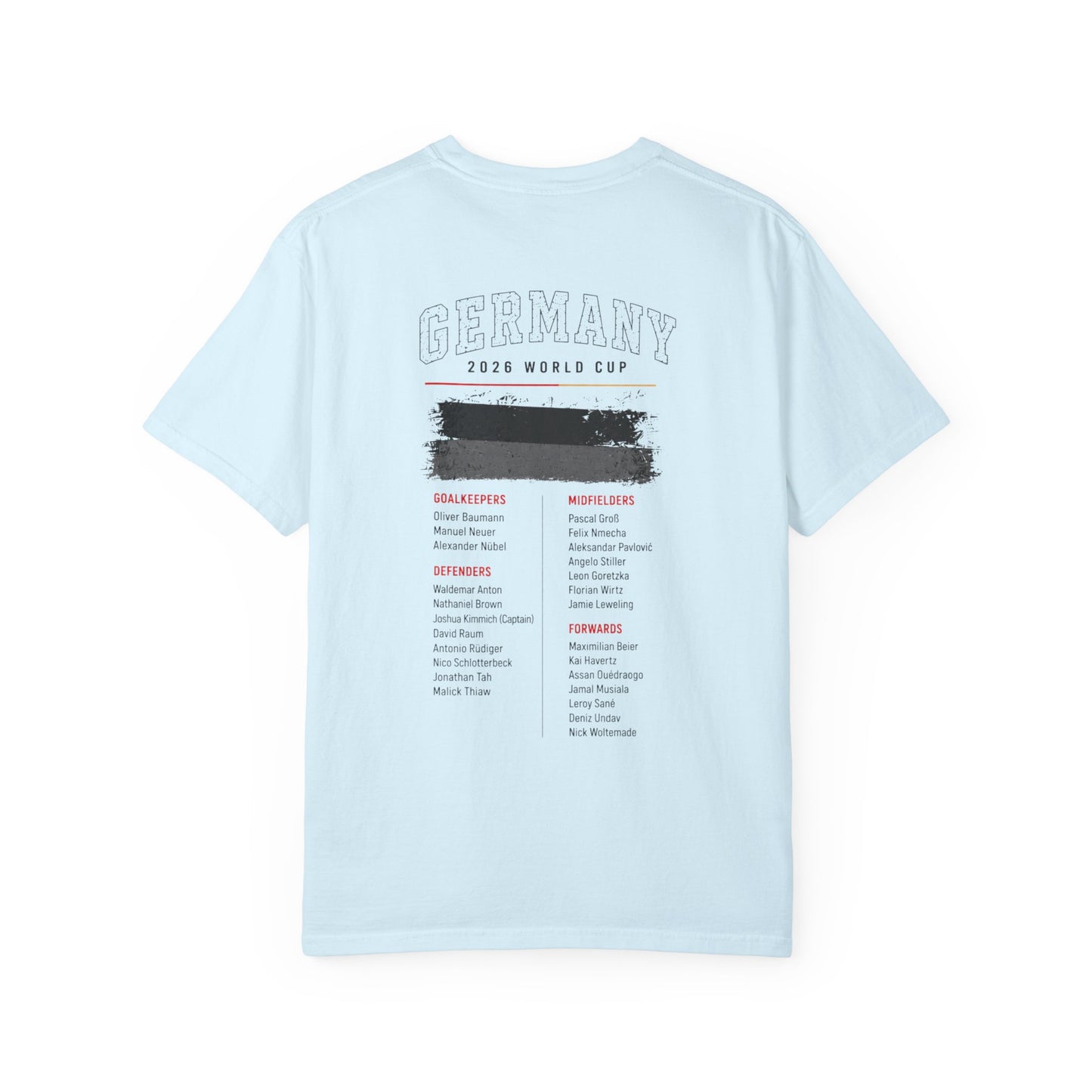 Germany Unisex Garment-Dyed T-shirt
