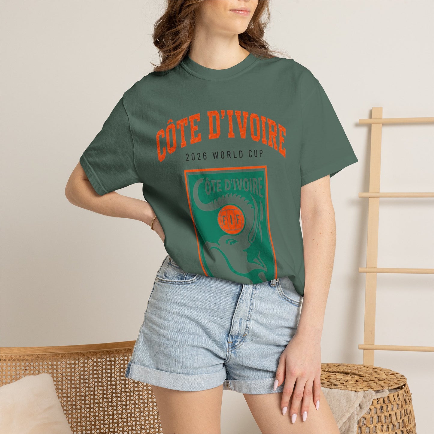 COTE D'IVOIRE Unisex Garment-Dyed T-shirt