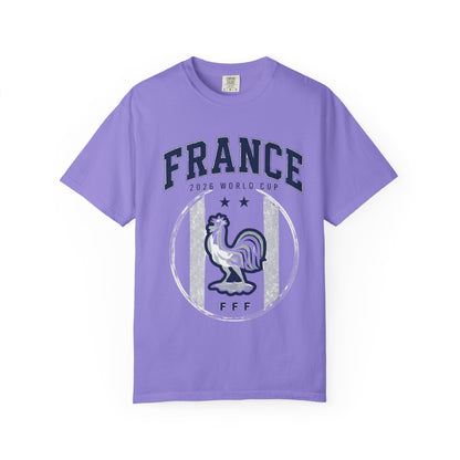 France Unisex Garment-Dyed T-shirt