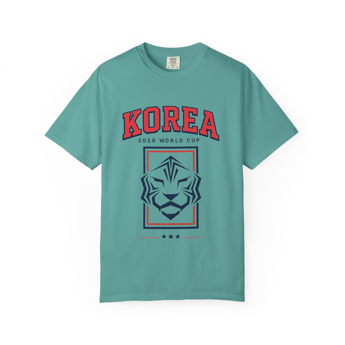 KOREA Unisex Garment-Dyed T-shirt