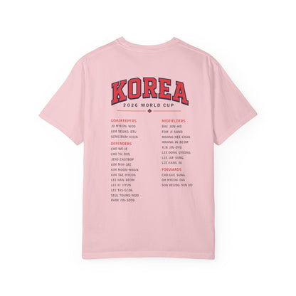 KOREA Unisex Garment-Dyed T-shirt