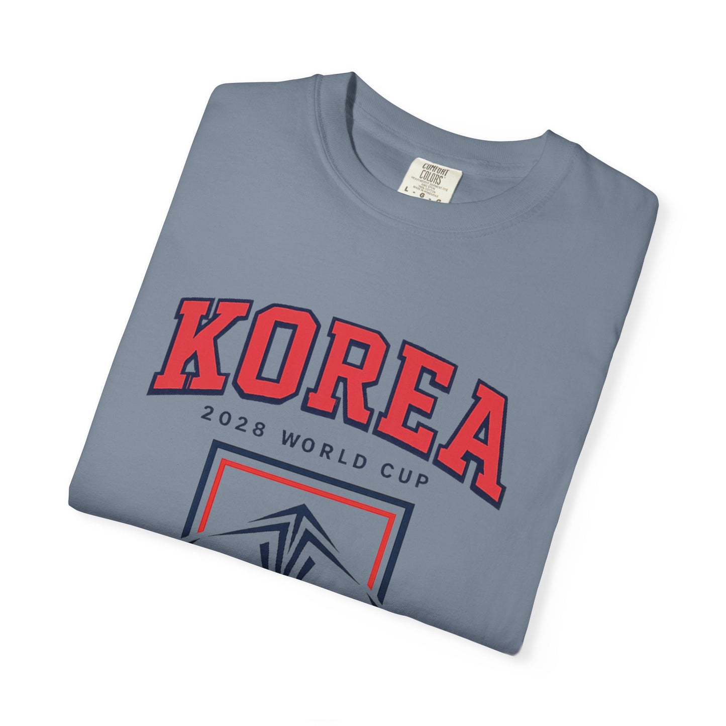 KOREA Unisex Garment-Dyed T-shirt