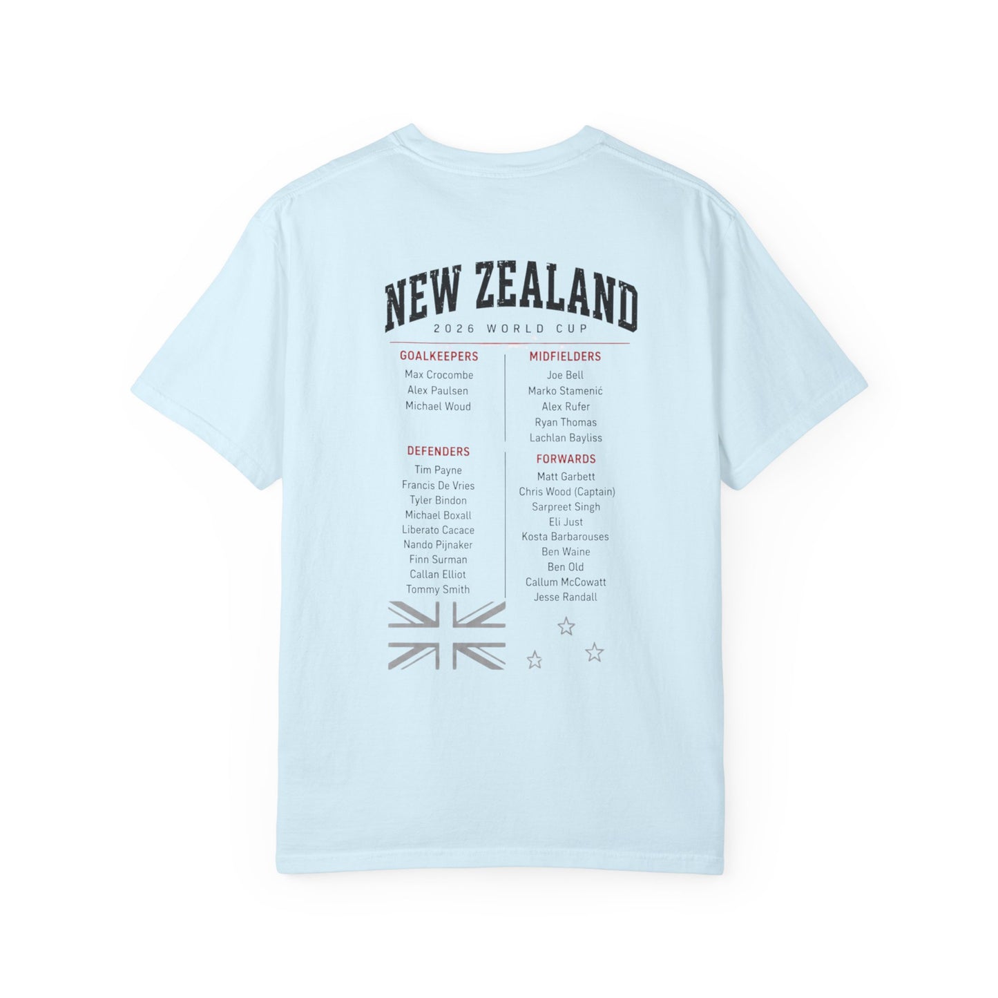 NEW ZEALAND Unisex Garment-Dyed T-shirt