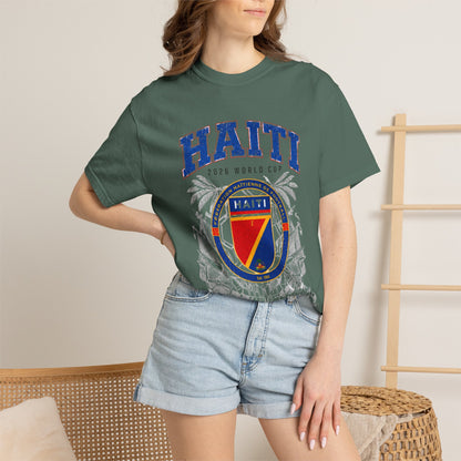 HAITI Unisex Garment-Dyed T-shirt